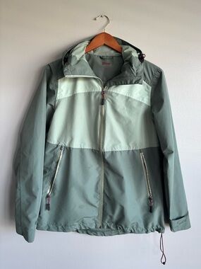 Crivit Green Lightweight Windbreaker Outdoor Rain Jacket Women’s Size 8